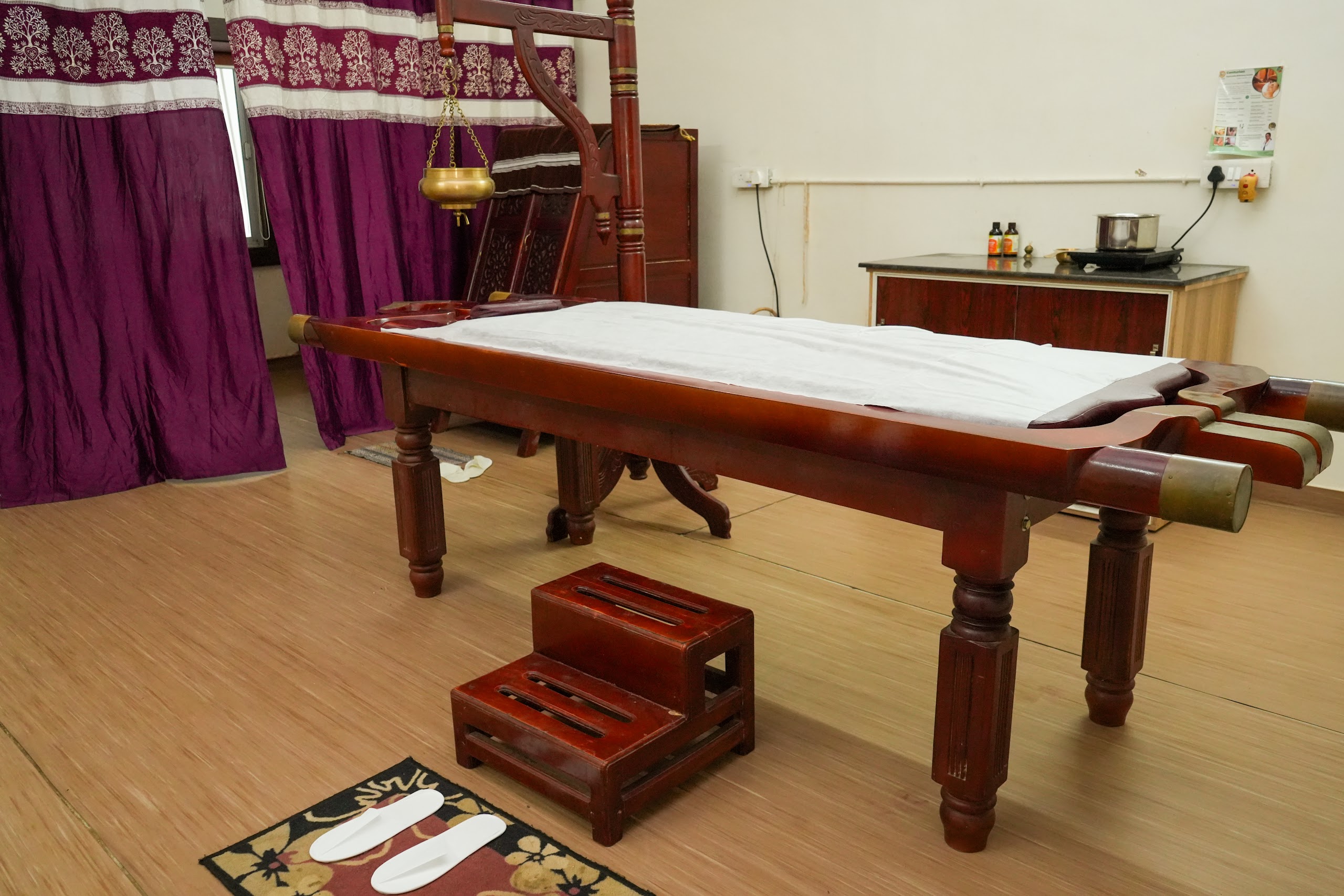 Ayurvedic therapy suite at Centurion Wellness