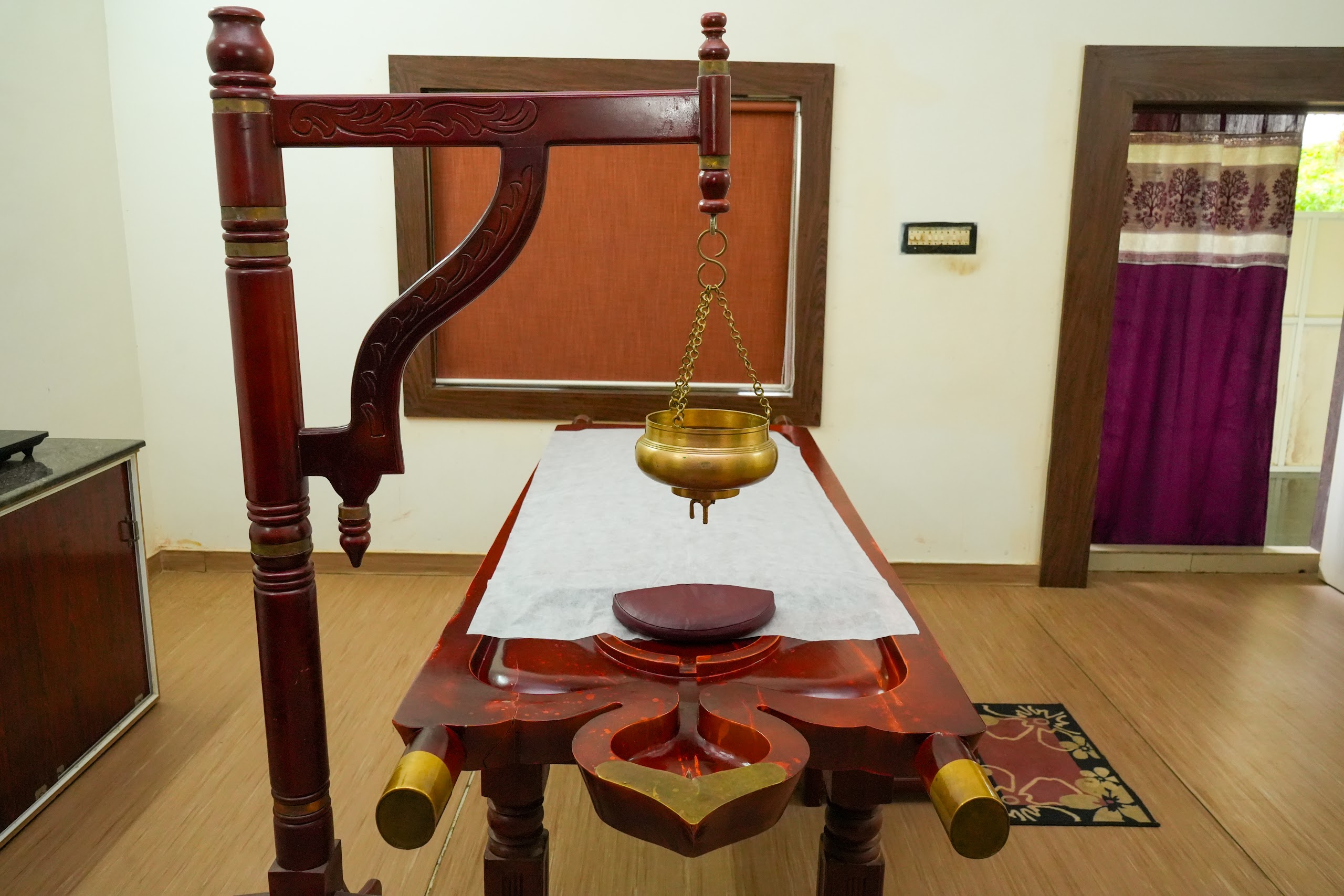 Ayurvedic therapy suite at Centurion Wellness