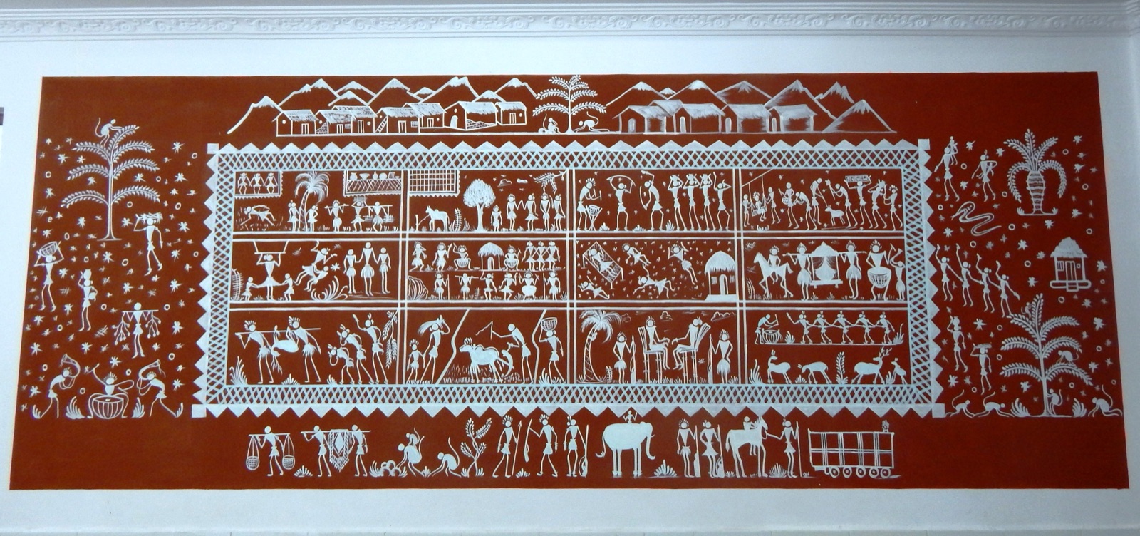 Saura idital wall painting from the Gajapati hills
